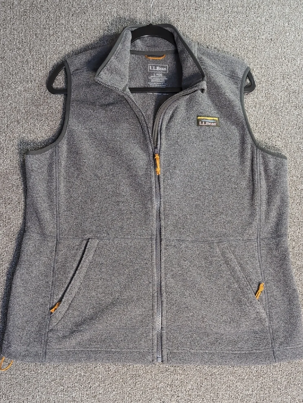 L.L. Bean Mountain Classic Fleece Vest Women's Size Large in Gray